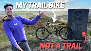 CAN A TRAIL BIKE HANDLE DYFI BIKE PARK?
