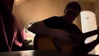 Playing my acoustic guitar 