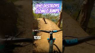 8yo CRUSHES Big Jumps on Flomeo!  #mtb...