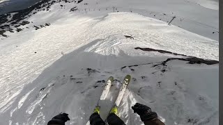 Spring Skiing Down Some Steep Lines At Whistler!!!