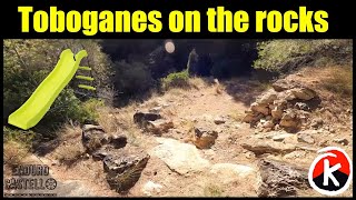 Toboganes on the rocks