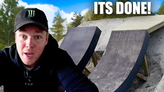 WE FINISHED BUILDING THE WHOLE BIKEPARK |...