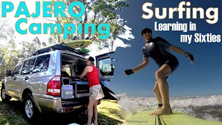 Car Camping in my Pajero & surfing on the...