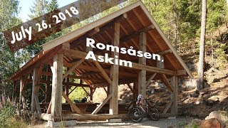 July 26, 2018: Romsåsen -  From entry to camp...