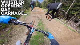 Whistler Bike Park Opening Day Was Pure Carnage!
