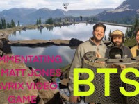 Commentating on Matt Jones Mavrix Video Game BTS