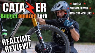 Catazer 160mm MTB Fork: Realtime Review!!