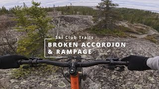 Broken Accordion and Rampage Trails