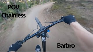 Chainless run down Sweden's best bikepark