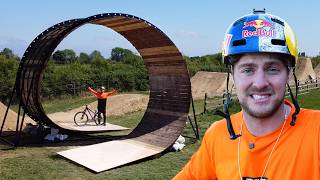 I BOUGHT A GIANT LOOP TO RIDE IN MY BACKYARD!!