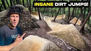 Riding These UNREAL Secret Dirt Jumps!  Rocks...