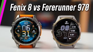 Garmin Forerunner 970 vs Fenix 8 // Striking...