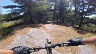 tour de laurier woods trails on a retro mtb...