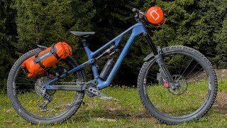 Bivaccata con setup da BikePacking Aeroe