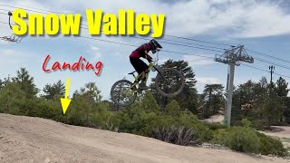 Snow Valley Bike Park Crazy Horse Jump Line...