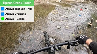 Mountain Biking Creek Crossings on the Arroyo...