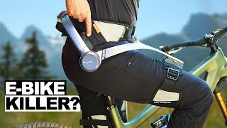 Mountain Biker Tries Exoskeleton Leg 'Enhancers'