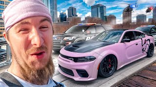 FIRST TIME DRIVING 1200HP HELLCAT…. (POLICE...