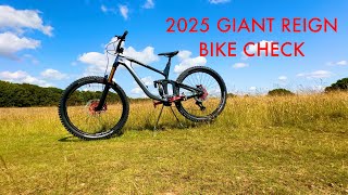 My 2025 Giant Reign Bike Check