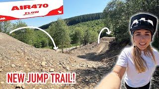 RIDING THE NEW AIR470 JUMP AT BIKEPARK WALES!