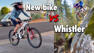 Breaking in my new bike with some Whistler...