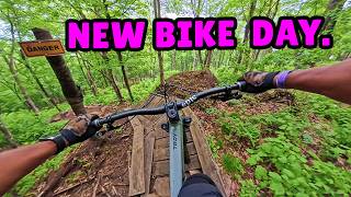 Test terrain du Devinci Troy Eagle 90 LTD à...
