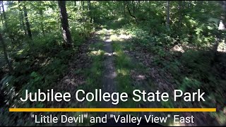 Jubilee College State Park MTB trail - 'Little...