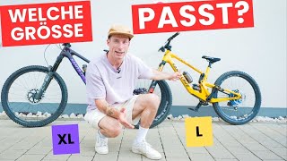 ZWISCHEN ZWEI GRÖßEN? Richtige Rahmengröße...