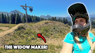ATTEMPTING THE WIDOW MAKER AT MORZINE BIKEPARK!
