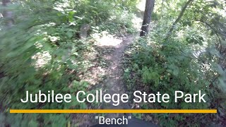 Jubilee College State Park MTB trail - 'Bench'