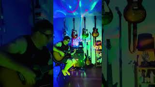 Playing my acoustic guitar  
