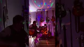 Playing my Acoustic guitar  