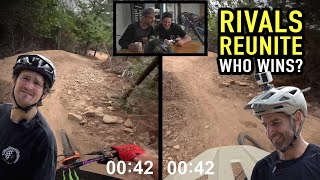 CAN I BEAT HIM ON HIS HOME TRAIL? THE RACE IS ON!!