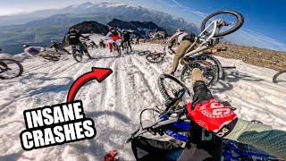 MEGAVALANCHE 2025 RACE // INSANE CRASHES &...