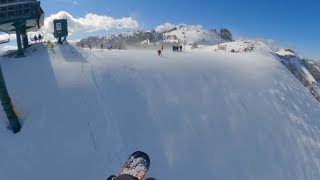 Kirkwood Snowboarding POW Day | 4K POV | Feb.2022