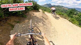 FIRST TIME RIDING CHATEL AND MORZINE BIKEPARK!