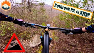 This place gets SKETCHY!  Rothrock state...