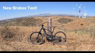 First Ride with New SRAM Maven Brakes on...