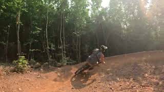 Danny Getting Sideways on the GREEN Trails at...