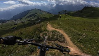 Most Beautiful MTB Trail in Portes du Soleil!...