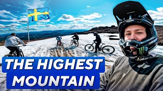 RIDING THE HIGHEST MOUNTAIN IN SWEDEN (POV...