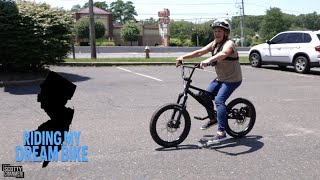 Riding My New Full Suspension Electric BMX Bike!
