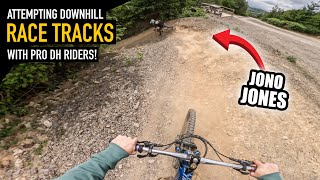 ATTEMPTING DOWNHILL RACE TRACKS WITH PRO DH...