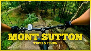Des doubles noires et des vertes au Mont Sutton!
