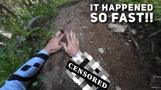 This Trail Had a NASTY Surprise – I Crashed...