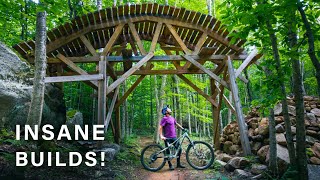 the CRAZIEST trail features i've ever seen in...