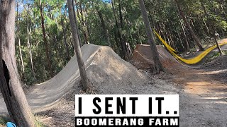 I finally sent this jump line...  Boomerang...