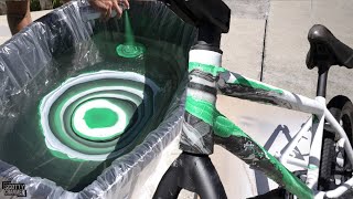 We Tried The Craziest Way To Paint A Bike...