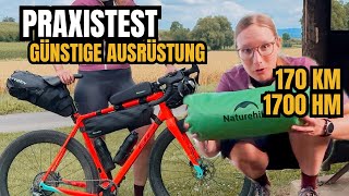 günstige Bikepacking Ausrüstung