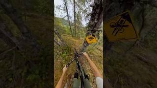 Im happy there was a caution sign on this mtb...